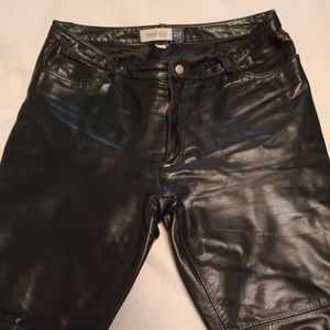 Gap Boot Cut Leather Pants